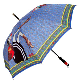 Зонт-трость Moschino 249-63OLVIAP Olivia In Umbrella long Blue M/249-63OLVIAP/Blue