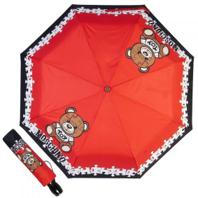 Зонт складной Moschino 8046-OCA Puzzle Bear Red M/8058-OC/Red