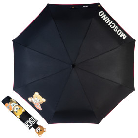 Зонт складной Moschino 8080-OCA Gift Bear Black M/8080-OC/Black