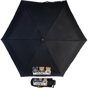 Зонт складной Moschino 8061-SuperminiA Bear Scribbles Black M/8061-Supermini/Black