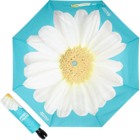 Зонт складной Moschino 7006-OCP Giant Daisy Lightblue M/7006-OCP/Lightblue