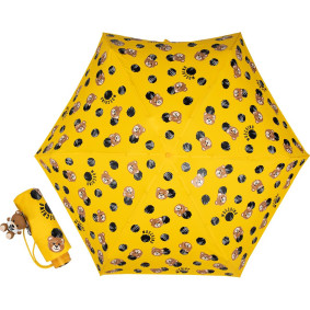 Зонт складной Moschino 8202-superminiU Pois and Bears Yellow M/8202-superminiUYellow