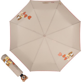 Зонт складной Moschino 8431-OCD Bear Balloons Dark beige M/8431-OCD/Dark beige