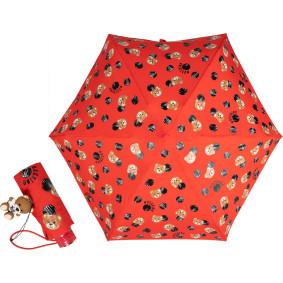 Зонт складной Moschino 8202-superminiC Pois and Bears Red M/8202-superminiC/Red