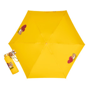 Зонт складной Moschino 8188-superminiU Teddy Heart Yellow M/8188-superminiu/Yellow